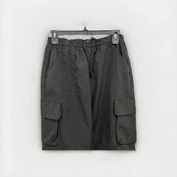 Garage Paxton Parachute Pants Size XS Black 100% Cotton Gorpcore Relaxed Pockets - Picture 8 of 12